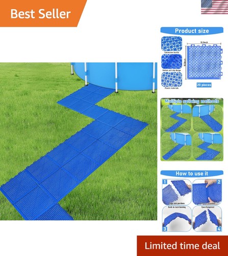 20pcs pool drainage mat - pool, mat,10.3"