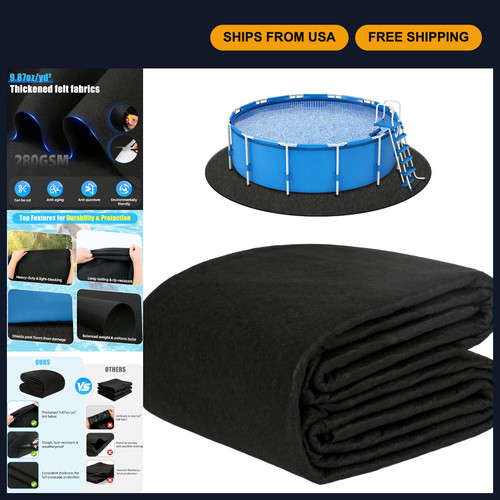 10ft round pool liner pad - liner,